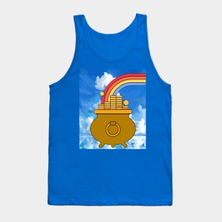 Rainbow With Boiler Pot Full Of Gold Tank Top